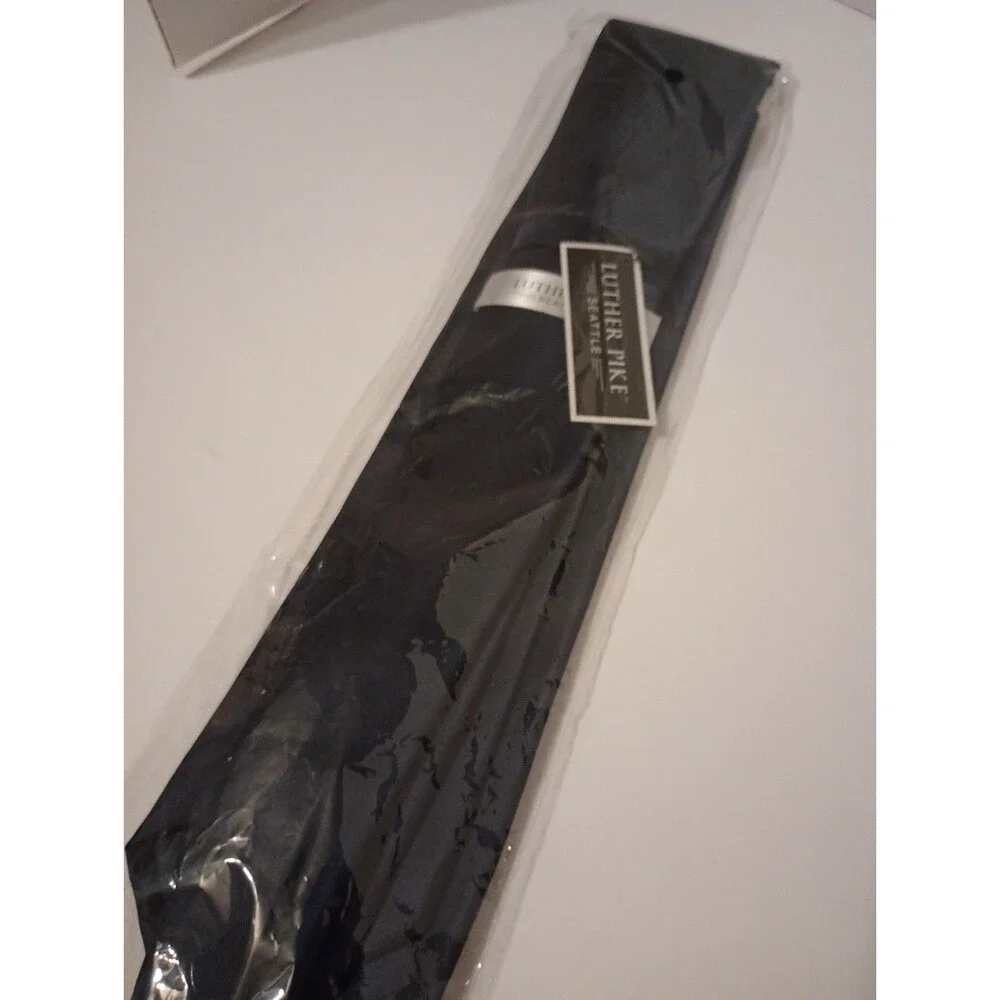 Luther Pike Seattle Mens Blue Standard Formal Dress Neck Tie